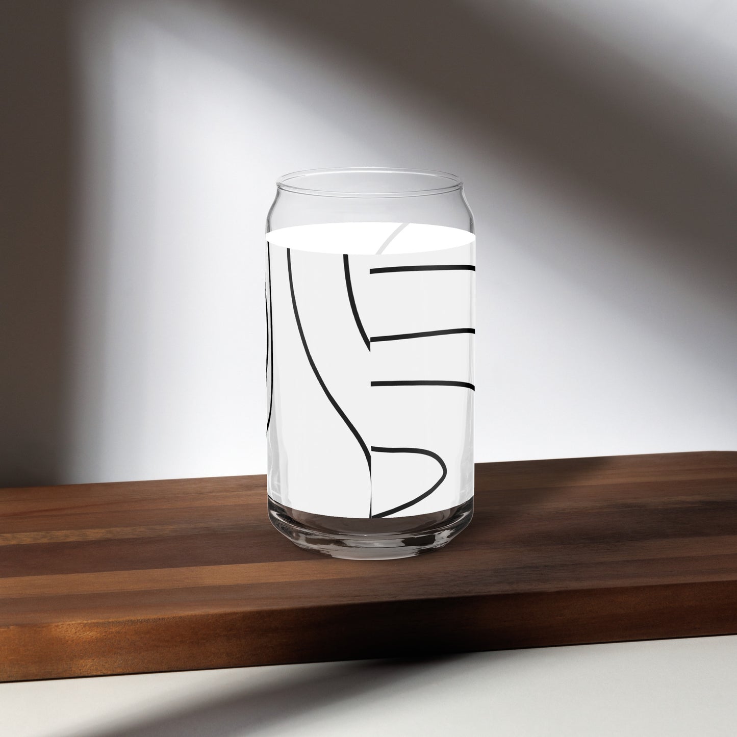 Can-shaped glass