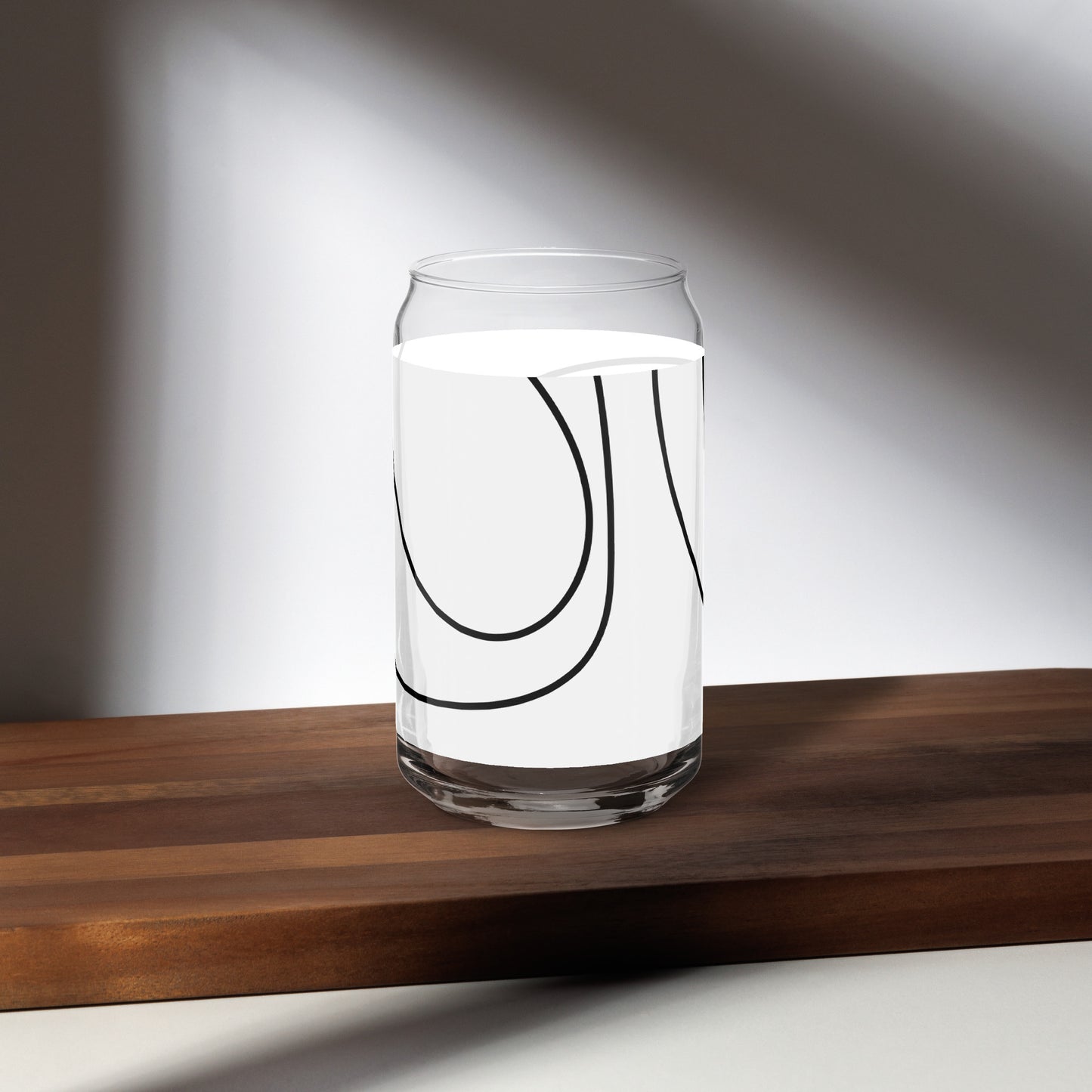 Can-shaped glass