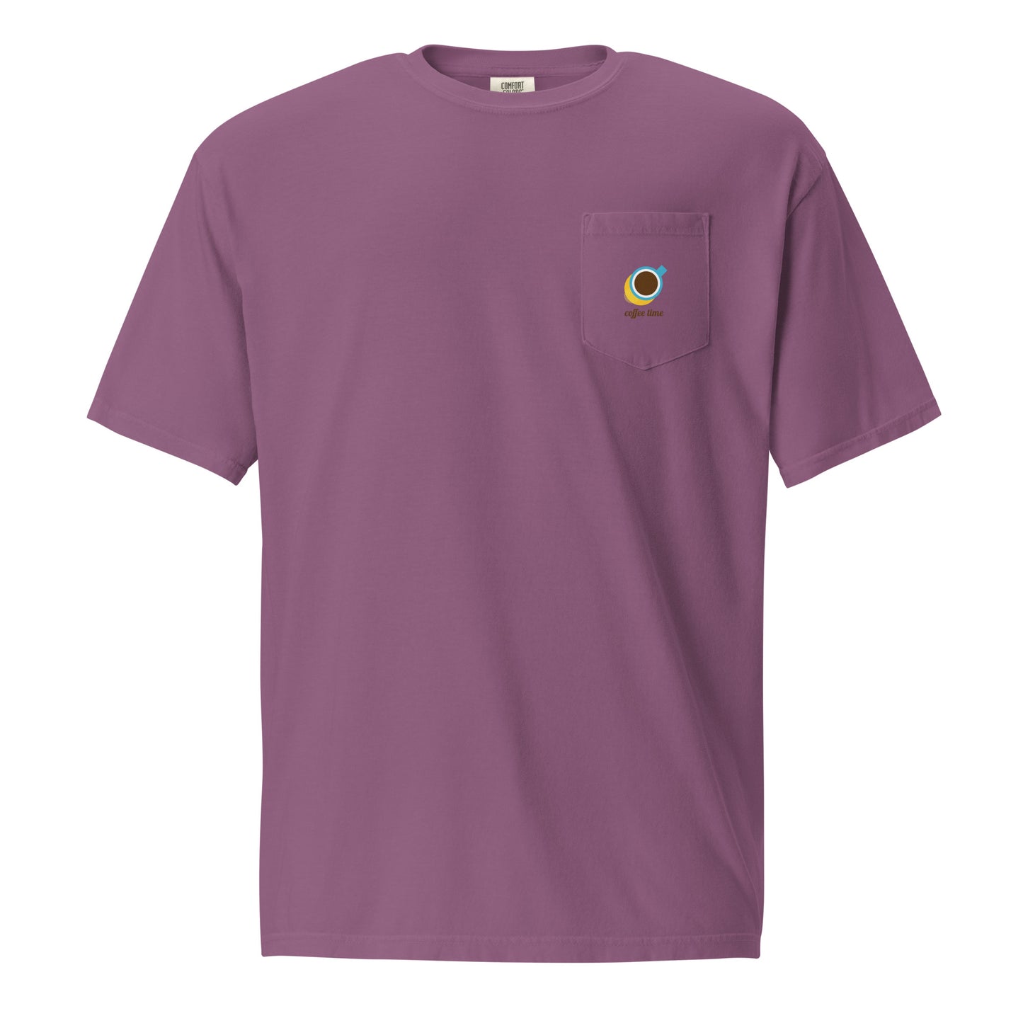 Unisex garment-dyed pocket t-shirt