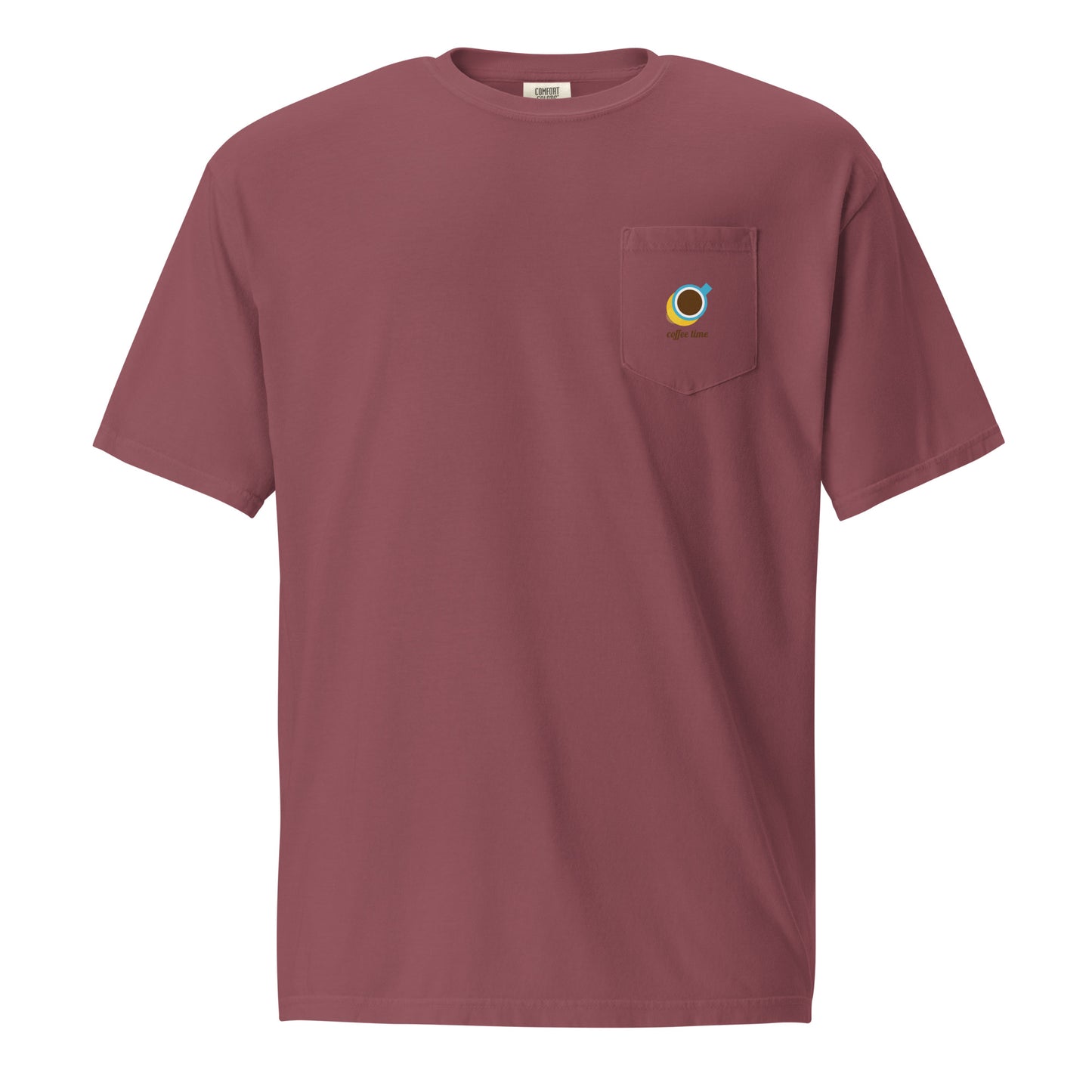 Unisex garment-dyed pocket t-shirt